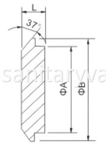 14WI male solid end cap.